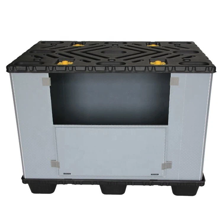 Hdpe Plastic PP Collapsible Pallet Sleeve Storage Box factory